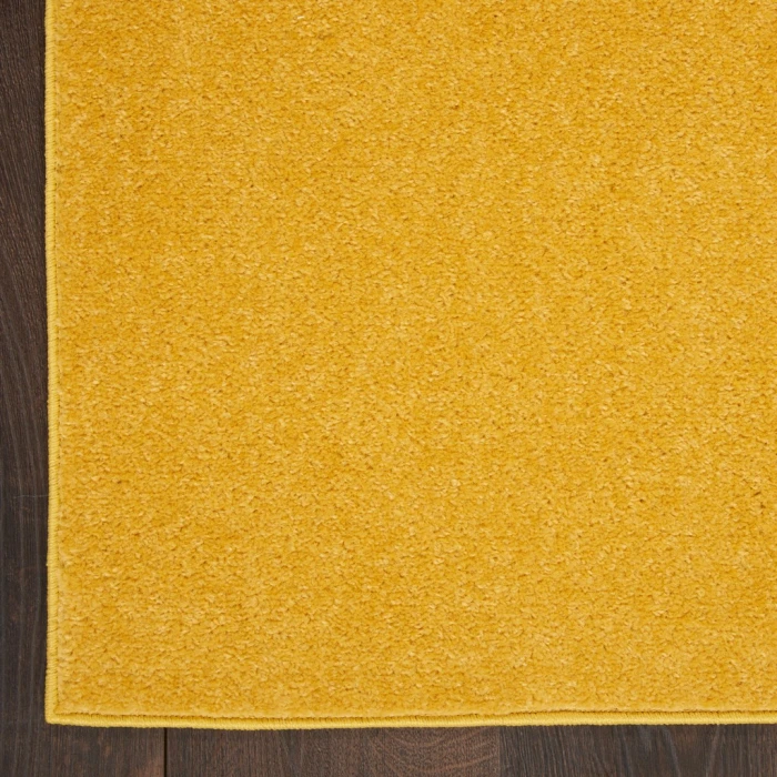 Nourison Essentials Yellow Area Rug NRE01-Yellow