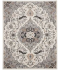 Nourison Elation Area Rug ETN09 Ivory Grey 9' x 12'