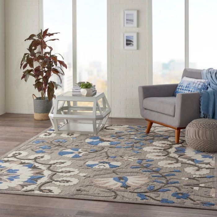 Nourison Aloha Area Rug ALH20-Grey/Multi