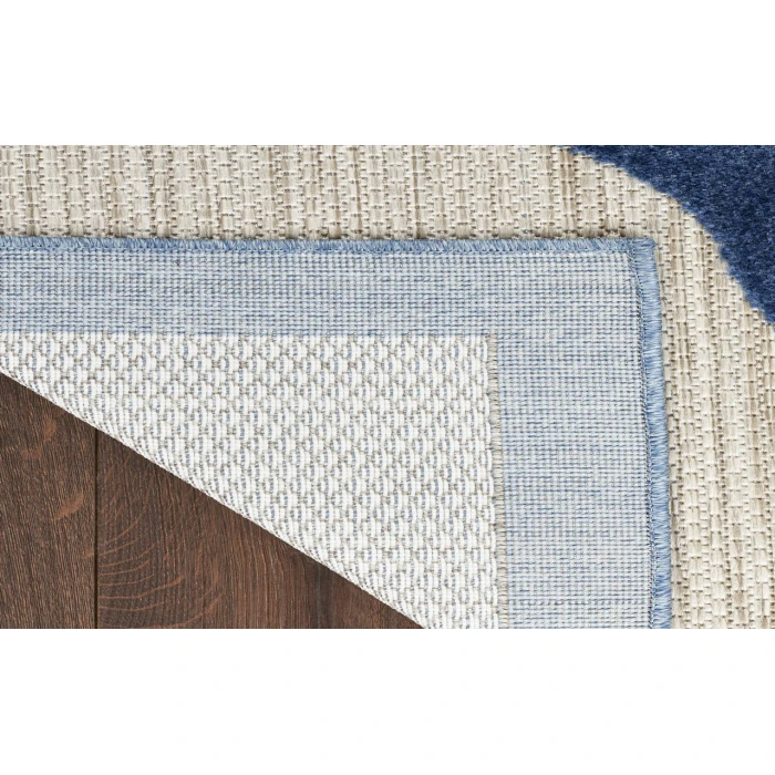 Nourison Aloha Blue Grey ALH33 2 ft. X 6 ft. Rectangle Rug