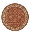 Nourison Living Treasures Round Area Rug LI05-Rust