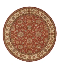 Nourison Home Living Treasures LI05 Rust 7 ft. 10 in. Round Area Rug