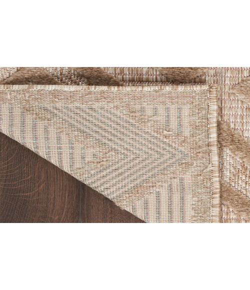Nourison Versatile Natural Beige NRV01 2 ft. X 6 ft. Rectangle Rug