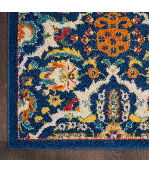 Nourison Allur Area Rug ALR03 Navy Multicolor