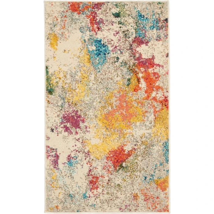Nourison Celestial Area Rug CES12-Ivory/Multicolor