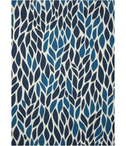 Nourison Home & Garden RS094 Blue 10 ft. X 13 ft. Area Rug
