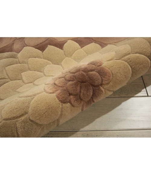 Nourison Tropics Area Rug TS11-Taupe/Green