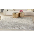 Inspire Me! Home Décor Metallic Grey Mocha MTL01 6 ft. X 9 ft. Rectangle Rug