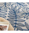 Nourison Aloha Area Rug ALH18-Ivory/Navy