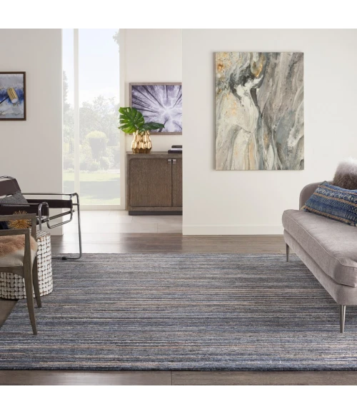 Nourison Plateau Area Rug PAE01-Blue