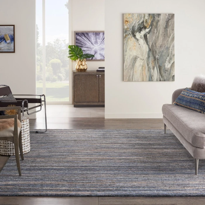 Nourison Plateau Area Rug PAE01-Blue