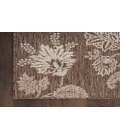 Nourison Garden Oasis Mocha GOA03 4 ft. X 6 ft. Rectangle Rug