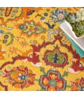 Nourison Allur Area Rug ALR03 Yellow Multicolor