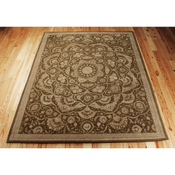 Nourison Home Regal Brown REG02 5ft.6in. x 8ft.6in. Rect. Rug