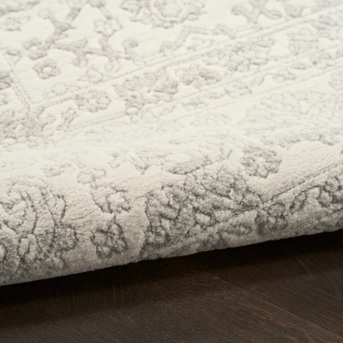 Nourison Grace Grey GCE01 5 ft. 3 in. X 7 ft. 3 in. Rect. Rug