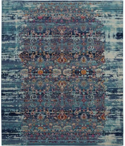 Nourison Home Vintage Kashan VKA02 Blue 8 ft. 10 in. X 11 ft. 10 in. Area Rug