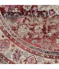 Nourison Vintage Kashan Round Area Rug VKA01-Red