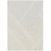 DKNY Pure Patterns PRN01 Ivory Grey 3 ft. 9 in. X 5 ft. 9 in. Area Rug