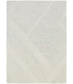 DKNY Pure Patterns PRN01 Ivory Grey 3 ft. 9 in. X 5 ft. 9 in. Area Rug