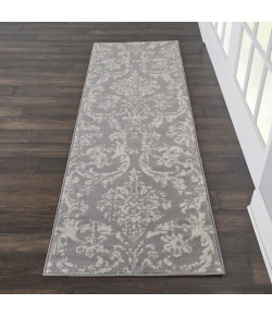 Nourison Home Jubilant JUB09 Grey 2 ft. 3 in. X 7 ft. 3 in. Area Rug