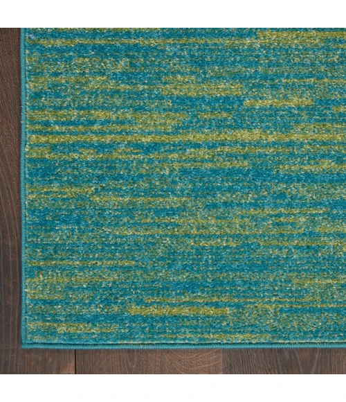 Nourison Essentials Blue Green Area Rug NRE01-Blue Green
