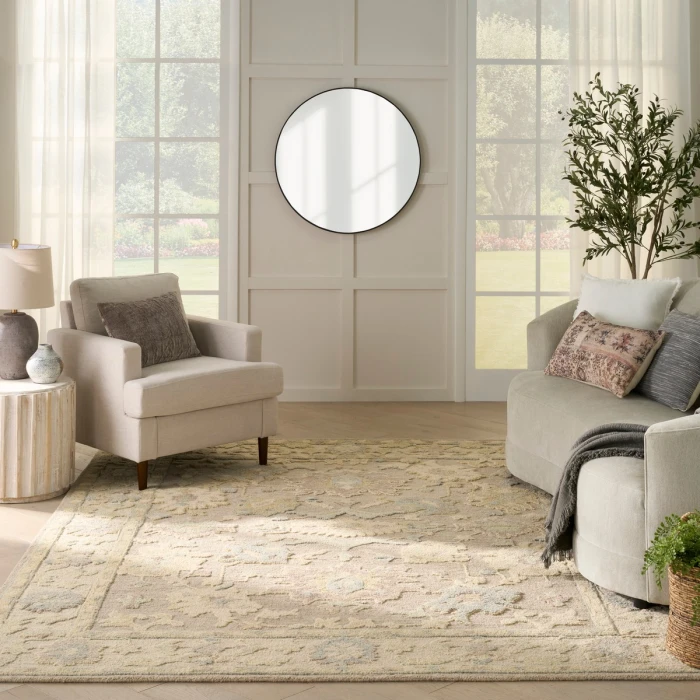 Nourison Maison Taupe Ivory MSO01 10 ft. X 14 ft. Rect. Rug