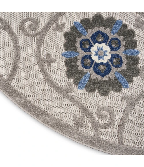 Nourison Aloha Area Rug ALH19 Grey/Blue