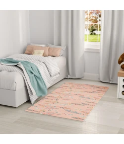 Nourison Home Imagination IMA12 Pink Multicolor 3 ft. 5 in. X 5 ft. Area Rug