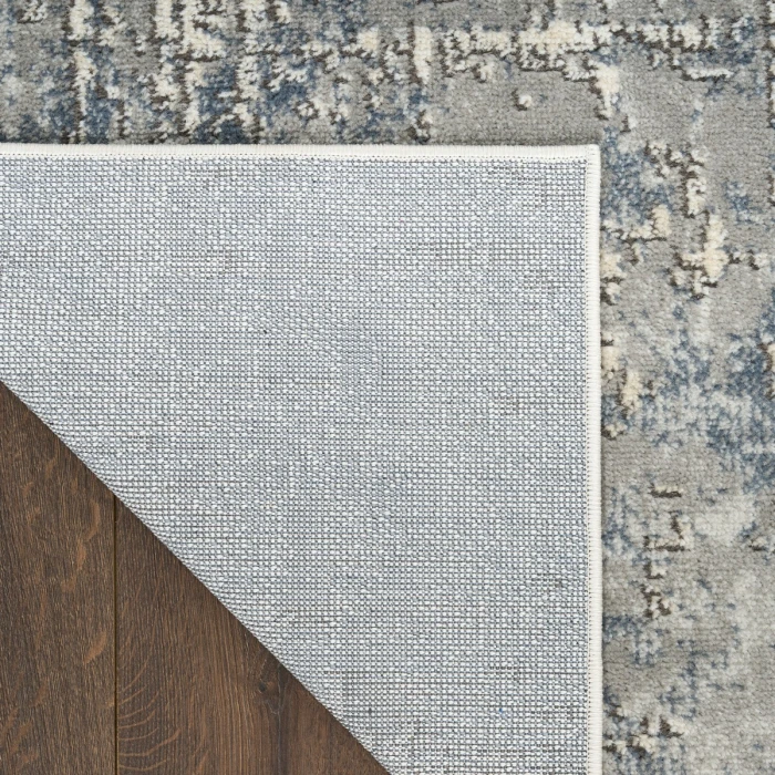 Nourison Quarry Dark Grey QUA17 6 ft. X 9 ft. Rect. Rug