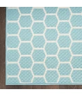 Nourison Twist Reversible Aqua TWS01 10 ft. X 14 ft. Rect. Rug
