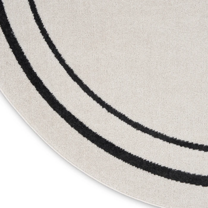Nourison Nourison Essentials Area Rug NRE02 Ivory/Black