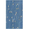 Nourison Home Grafix GRF15 Light Blue 3 ft. X 5 ft. Area Rug
