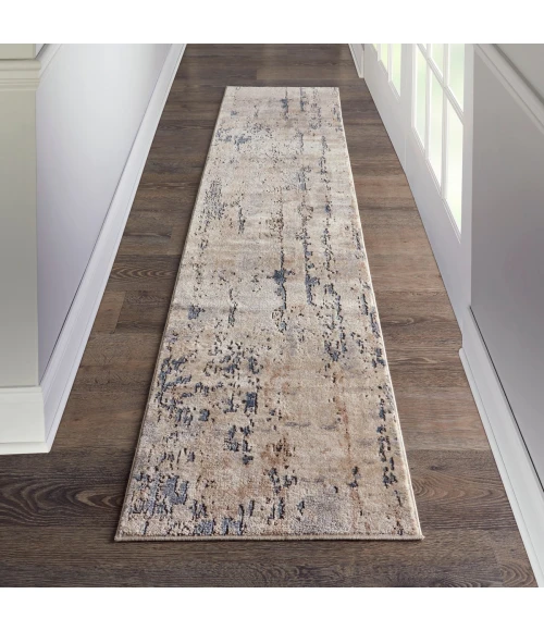 Nourison Quarry Beige Grey QUA01 8 ft. Rect. Rug