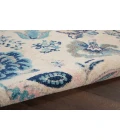 Nourison Tranquil Area Rug TRA02-Ivory/Light Blue