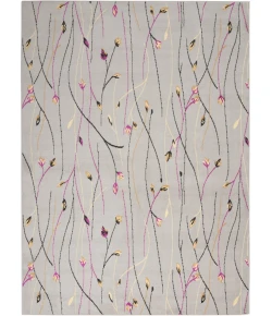 Nourison Home Grafix GRF15 Grey 3 ft. 9 in. X 5 ft. 9 in. Area Rug