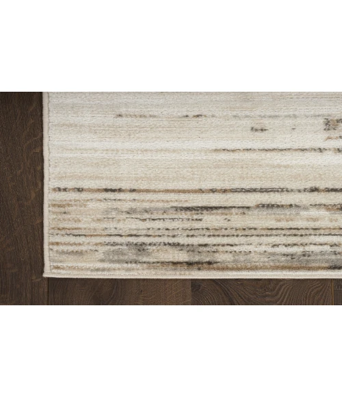 Nourison Serenity Home Ivory Beige SRH03 2 ft. 2 in. X 7 ft. 6 in. Rectangle Rug