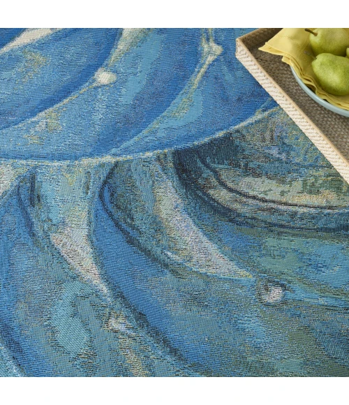 Nourison Home Color Splash Blue CSP01 4ft. x 6ft. Rect. Rug