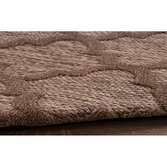 Nourison Easy Care Brown NES01 2 ft. X 4 ft. Rectangle Rug