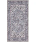 Nicole Curtis Machine Washable Series 1 Area Rug SR101 Black 2' x 4'