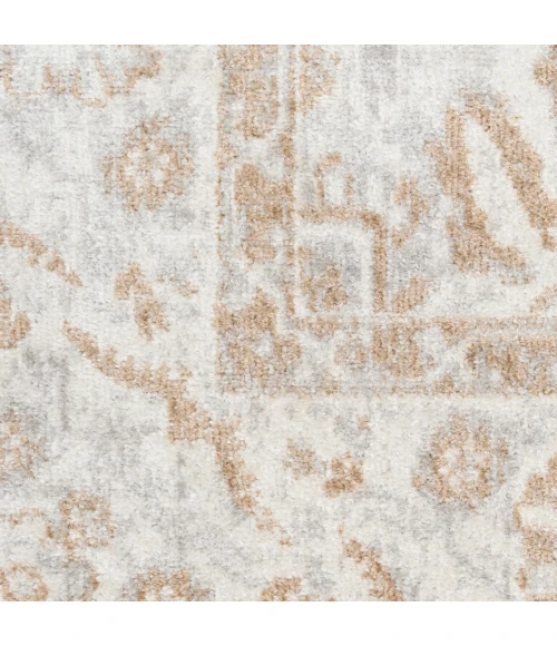 Nourison Astra Machine Washable Grey ASW20 6 ft. 7 in. X 9 ft. Rect. Rug