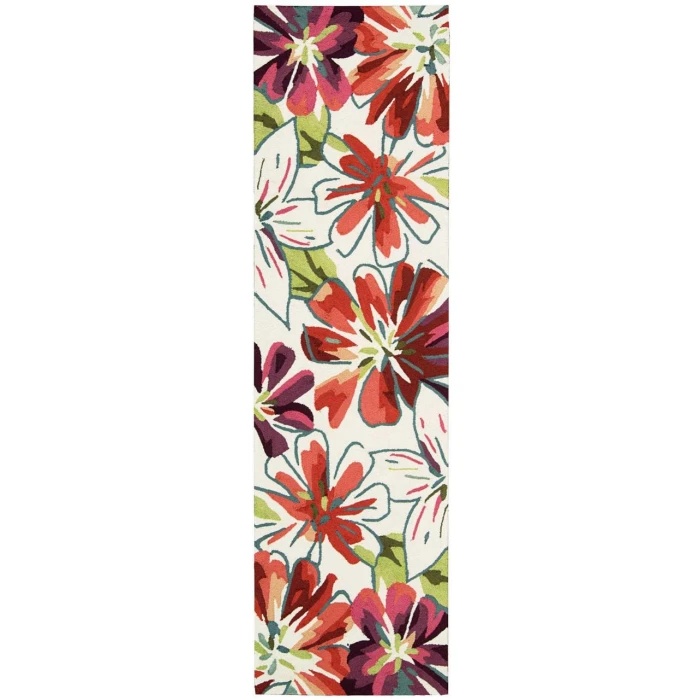 Nourison Fantasy Runner Area Rug FA16-Ivory