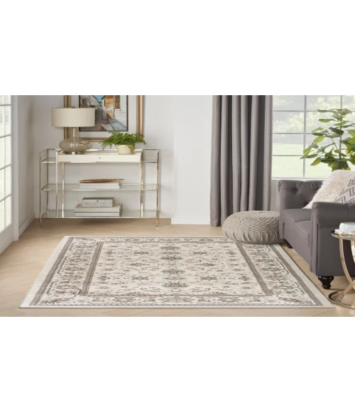Nourison Serenity Home Ivory Mocha SRH02 3 ft. 11 in. X 5 ft. 11 in. Rectangle Rug