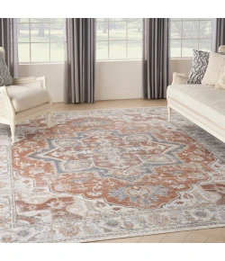 Nourison Home Astra Machine Washable ASW12 Gold Multicolor 7 ft. 10 in. X 10 ft. Area Rug