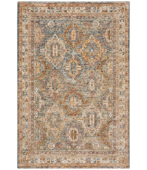 Nourison Sahar Blue SHR01 4 ft. X 6 ft. Rect. Rug