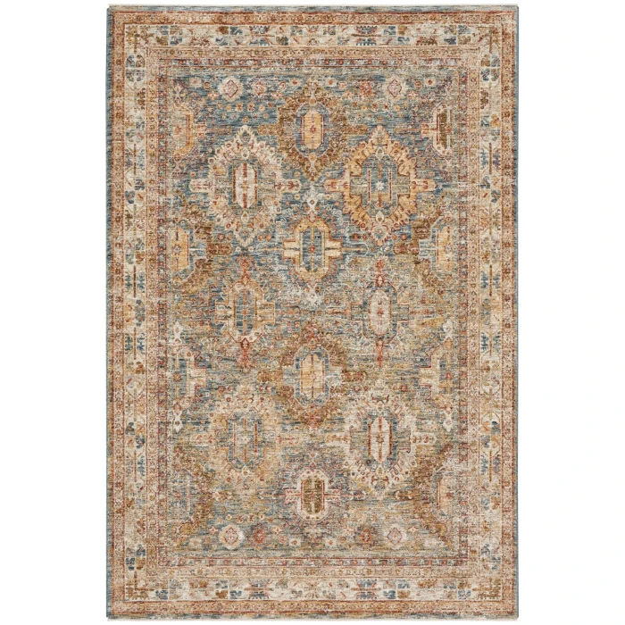 Nourison Sahar Blue SHR01 4 ft. X 6 ft. Rect. Rug