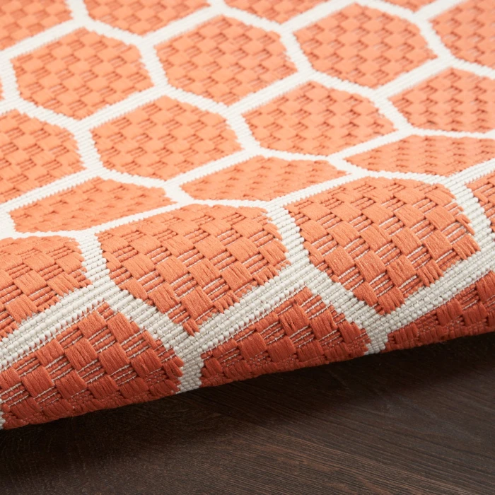 Nourison Twist Reversible Coral TWS01 8 ft. Rect. Rug