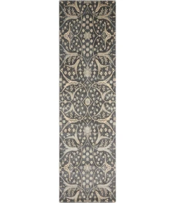 Nourison Home Luminance LUM08 Graphite 2 ft. 3 in. X 8 ft. Area Rug