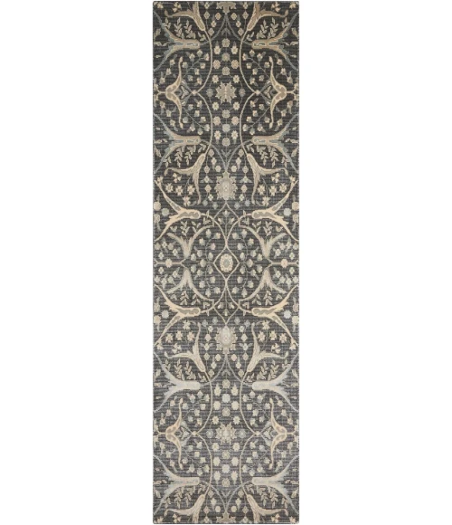 Nourison Luminance Runner Area Rug LUM08-Graphite