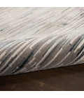 Michael Amini MA90 Uptown Runner Area Rug UPT01-Grey/Ivory