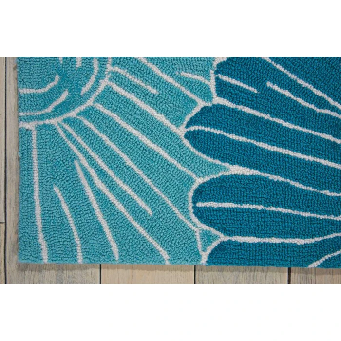 Nourison Fantasy Area Rug FA25 Seafoam